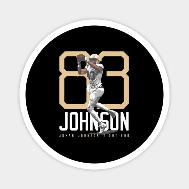 Juwan Johnson New Orleans Bold Number Magnet by keng-dela